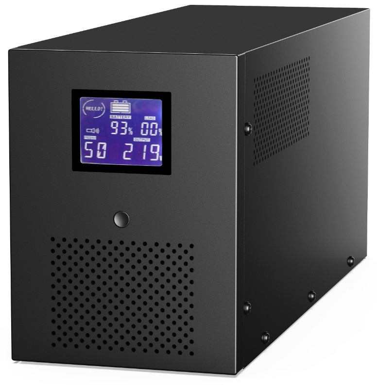 Gembird EG-UPS-036 Gruppo di Continuità (UPS) 3 kVA 1800 W A Linea Interattiva con 6 Prese AC e Display LCD