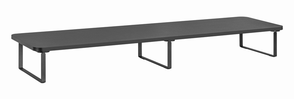 Gembird MS-TABLE2-01 Supporto da Tavolo per TV a Schermo Piatto Nero - Design Rettangolare, Capacità Fino a 20 kg, Dimensioni 29 x 5 x 106 cm
