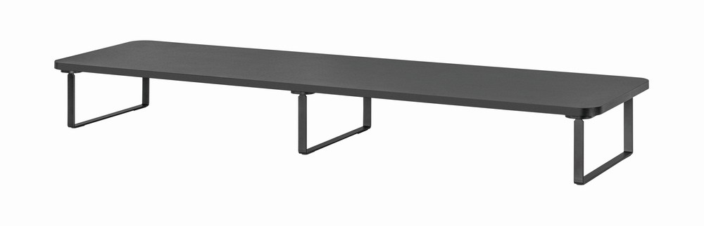 Gembird MS-TABLE2-01 Supporto da Tavolo per TV a Schermo Piatto Nero - Design Rettangolare, Capacità Fino a 20 kg, Dimensioni 29 x 5 x 106 cm