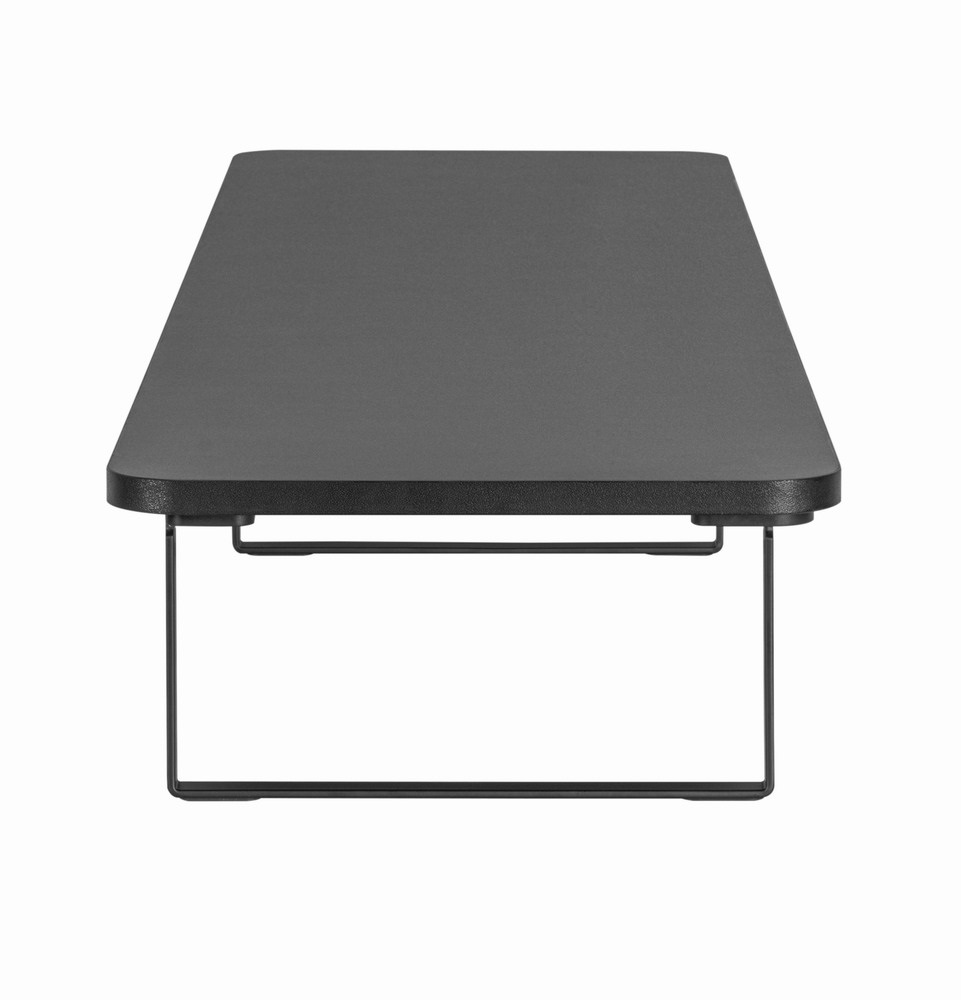 Gembird MS-TABLE2-01 Supporto da Tavolo per TV a Schermo Piatto Nero - Design Rettangolare, Capacità Fino a 20 kg, Dimensioni 29 x 5 x 106 cm