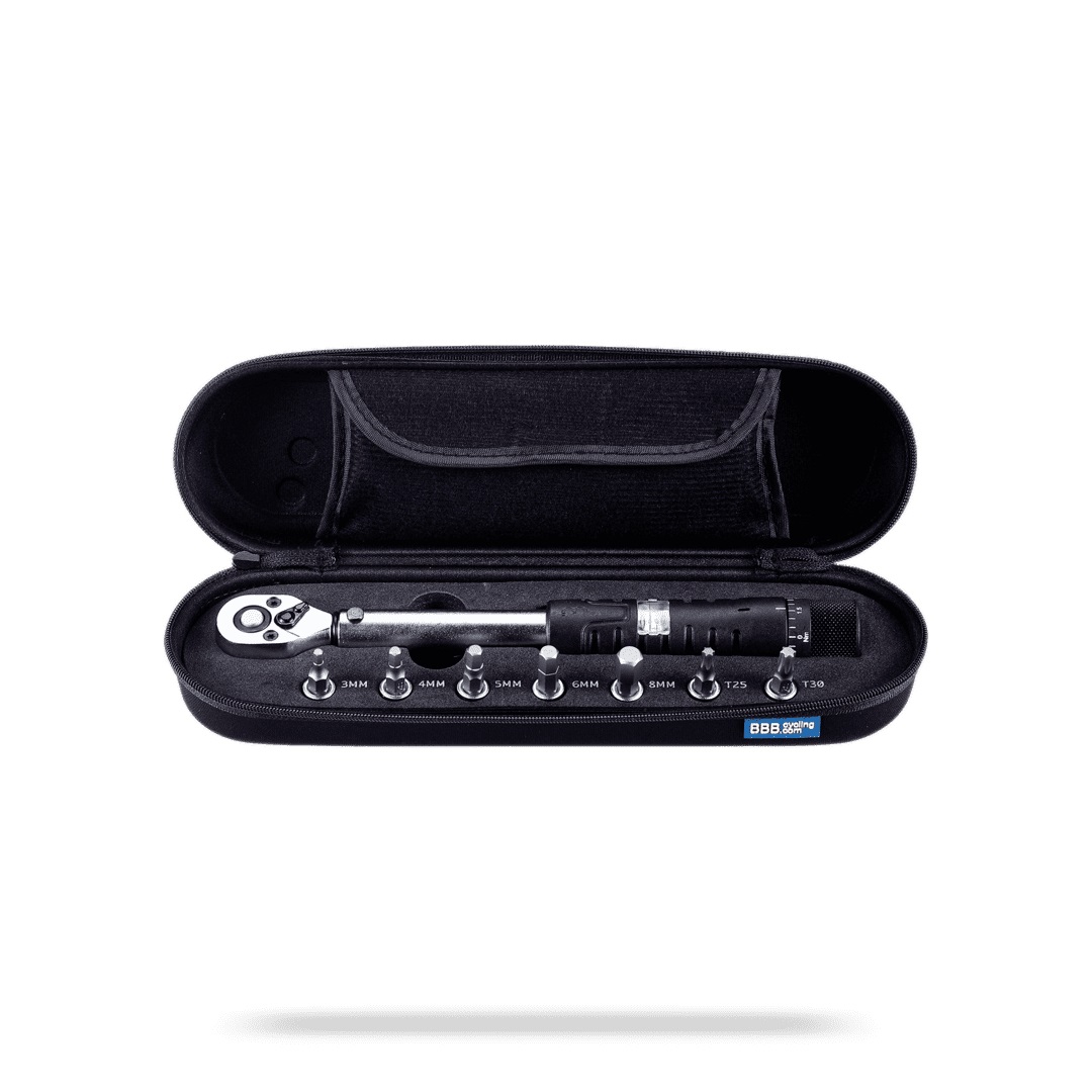 BBB Cycling TorqueSet - Attrezzo per biciclette con coppia regolabile 2-14 Nm e meccanismo a clic
