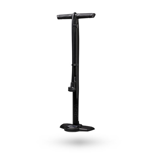 SHIMANO PRO Pompa da Terra Competition in Acciaio - Compatibile con Valvole Presta e Schrader, Spinta Massima 11 Bar / 160 PSI