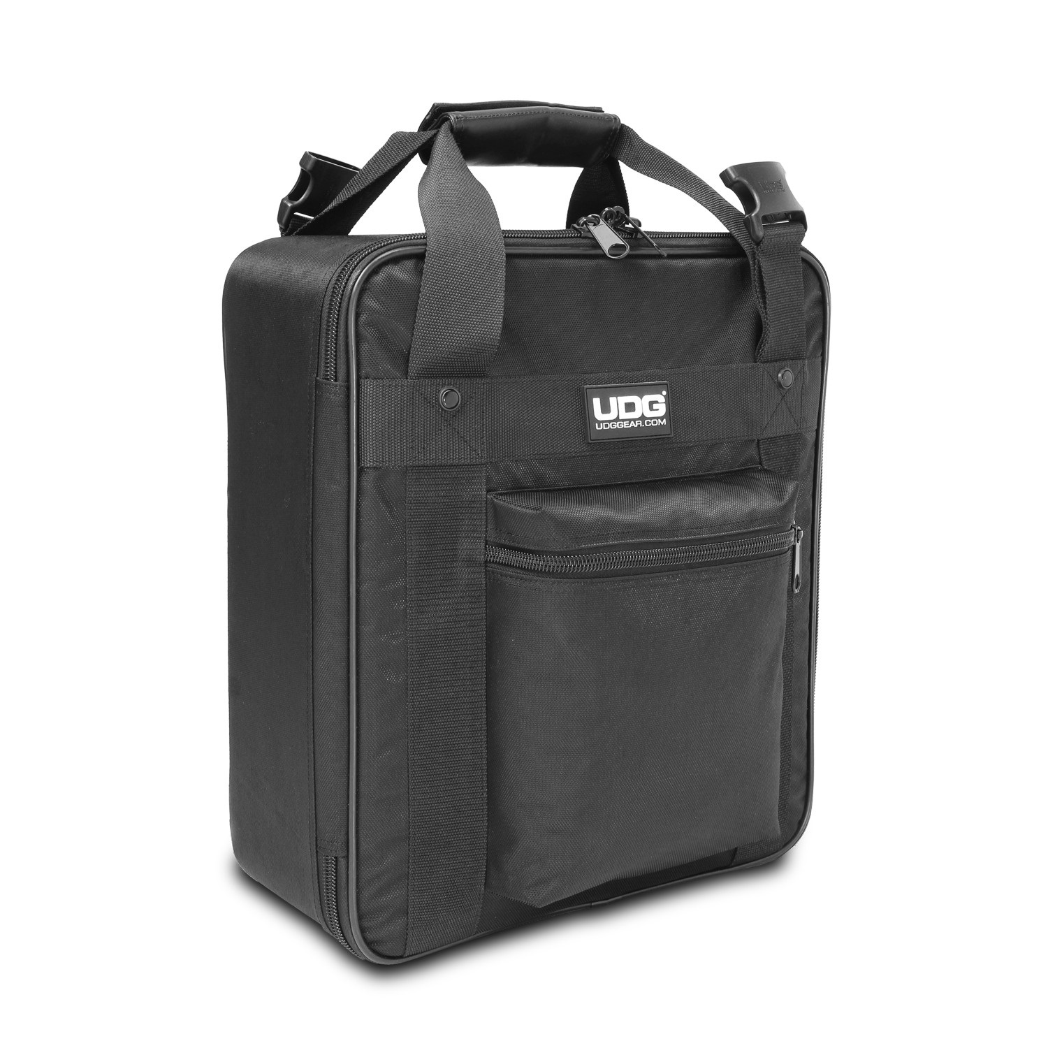UDG GEAR U9121BL Borsa Custodia per CD Player/Mixer Grande, Nero - Dimensioni 38x46x17 cm con Tasca Frontale