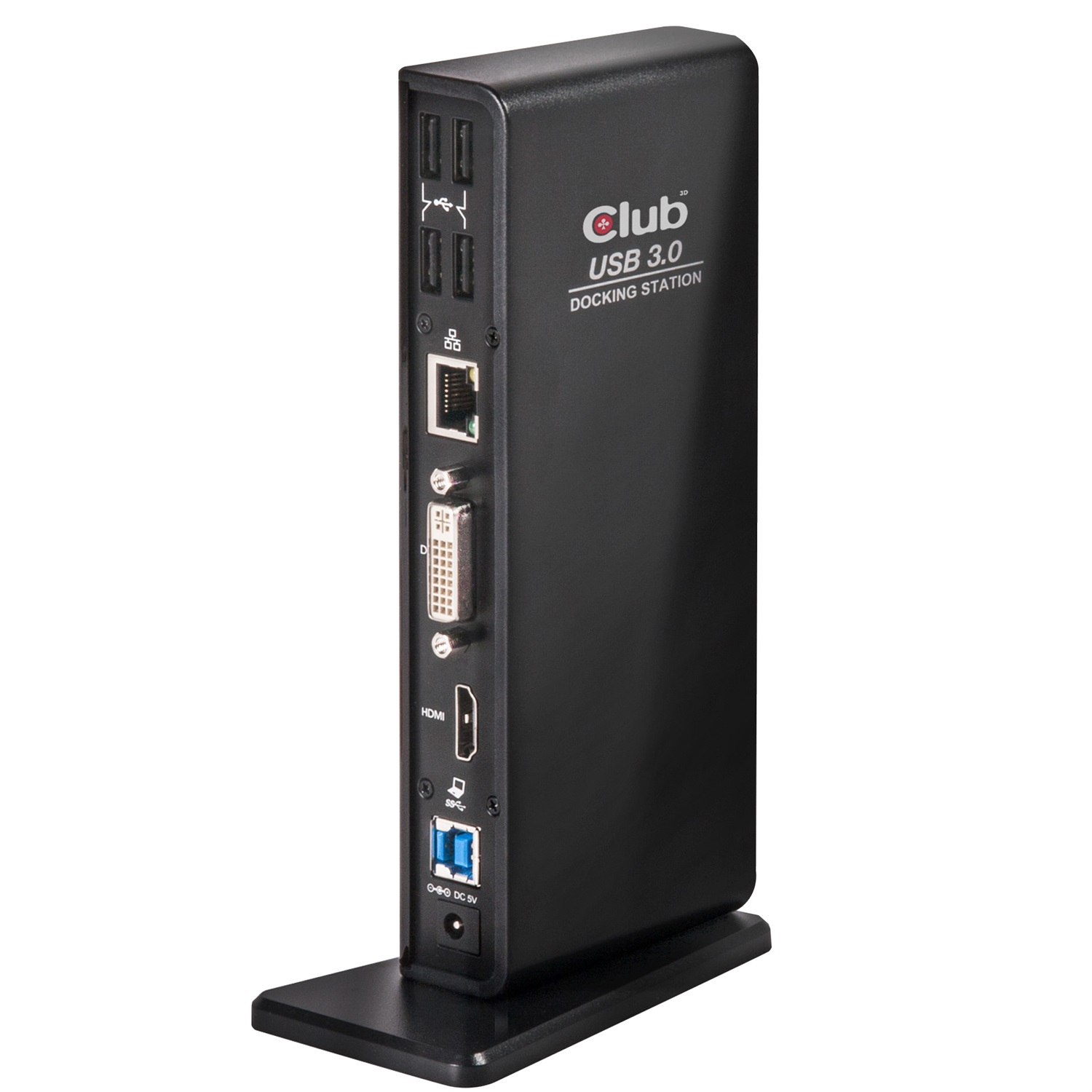CLUB3D Mini Docking Station USB Type A 3.1 Gen 1 Dual Display 1200P CSV-3242HD