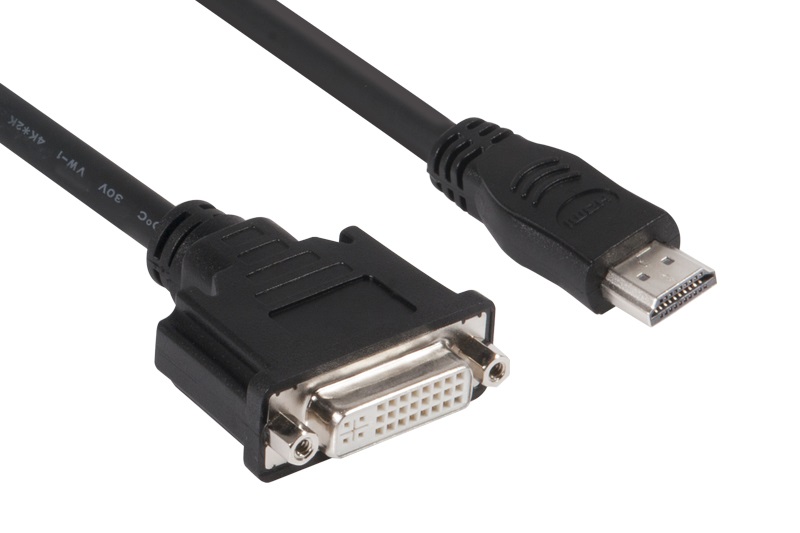 CLUB3D HDMI to DVI Single Link Passive Adapter, 0,40 m, HDMI Maschio a DVI Femmina, Risoluzione 1920 x 1200 Pixel