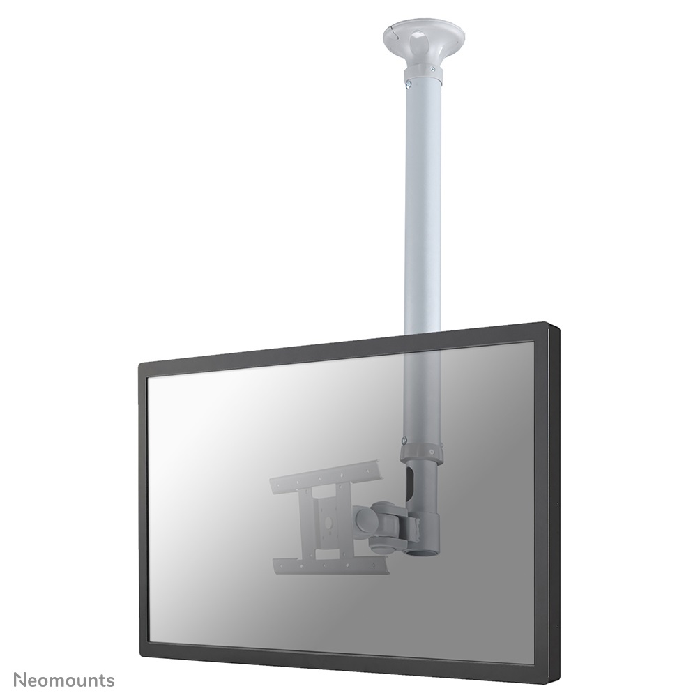 Neomounts FPMA-C100SILVER Supporto a Soffitto per Schermi LCD/LED/TFT fino a 27