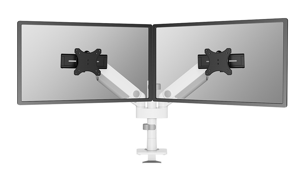 Neomounts Supporto da Scrivania Full Motion DS65S-950WH2 per Monitor da 24-34'' - Bianco