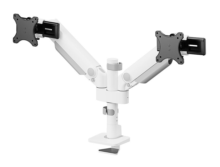 Neomounts Supporto da Scrivania Full Motion DS65S-950WH2 per Monitor da 24-34'' - Bianco
