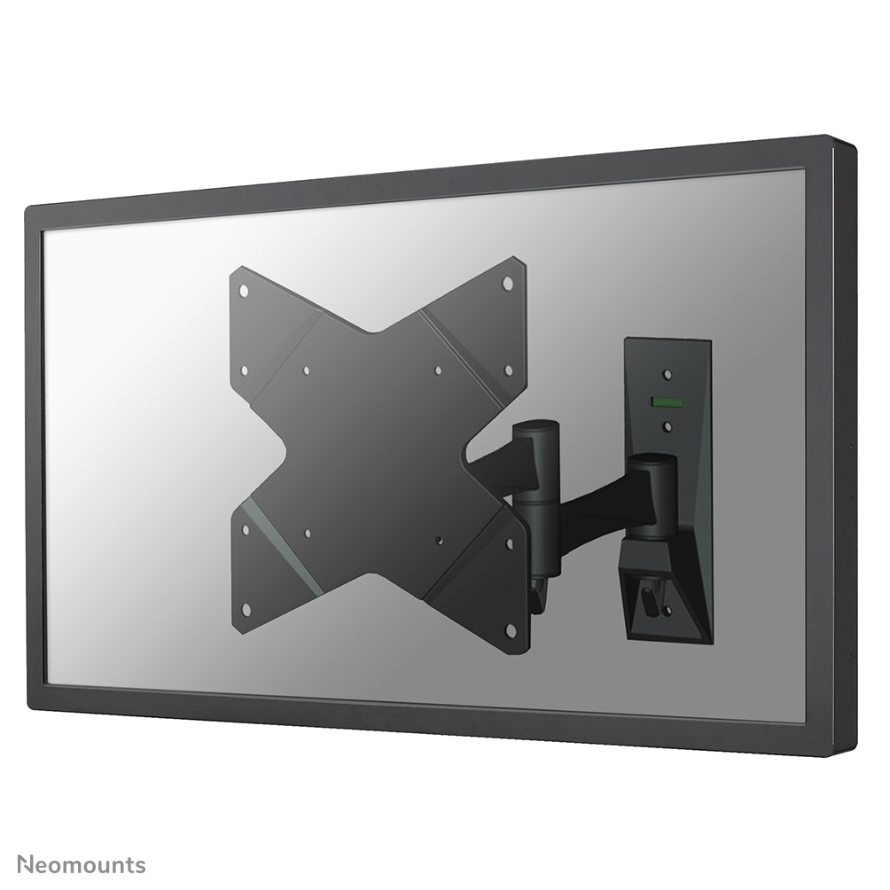 Neomounts Supporto a parete per monitor/TV FPMA-W835 - Fino a 101,6 cm, Nero, Inclinazione 0-30°, Rotazione 360°