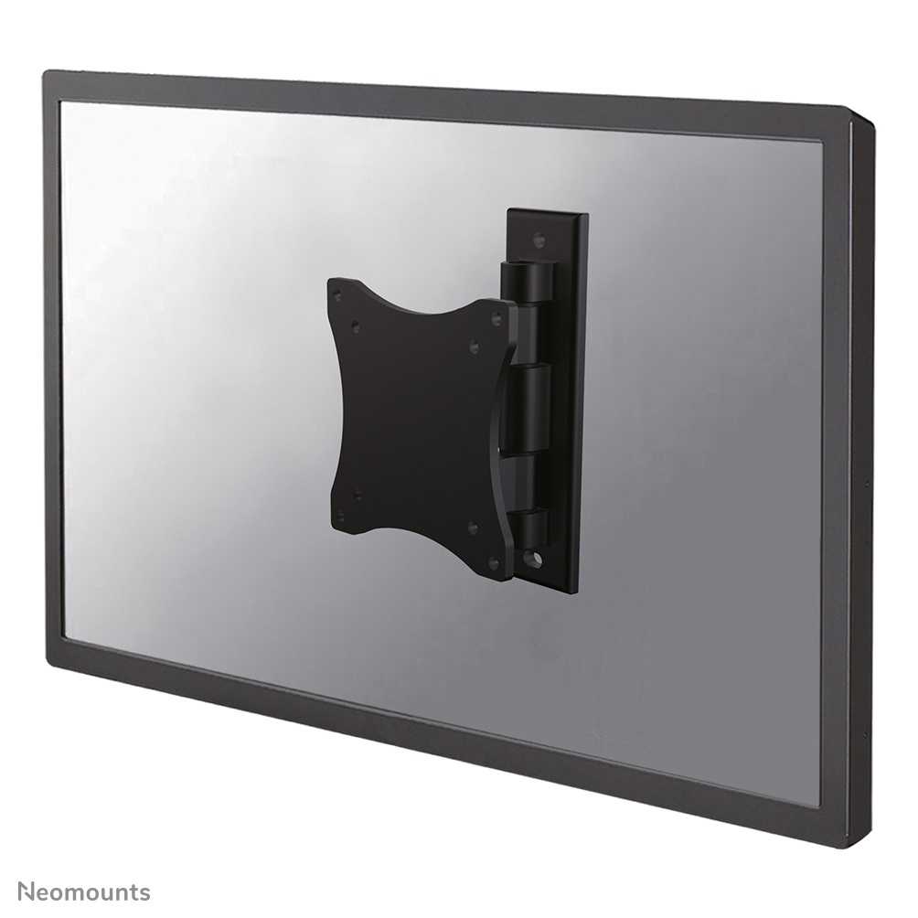 Neomounts FPMA-W810BLACK Supporto a parete per monitor/TV 25,4-68,6 cm con inclinazione 0-20° e standard VESA 75x75mm e 100x100mm, Nero