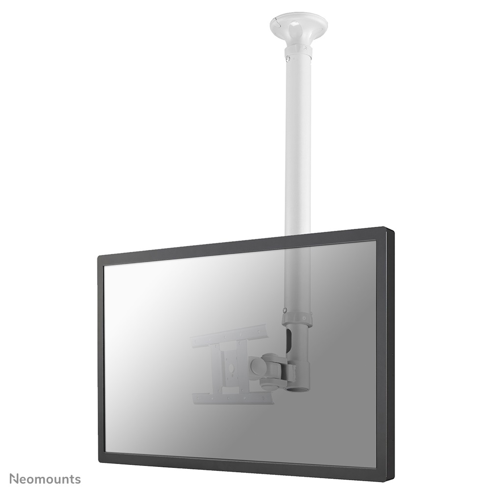 Neomounts FPMA-C100WHITE Supporto da soffitto per monitor/TV LCD/LED/TFT 10-30