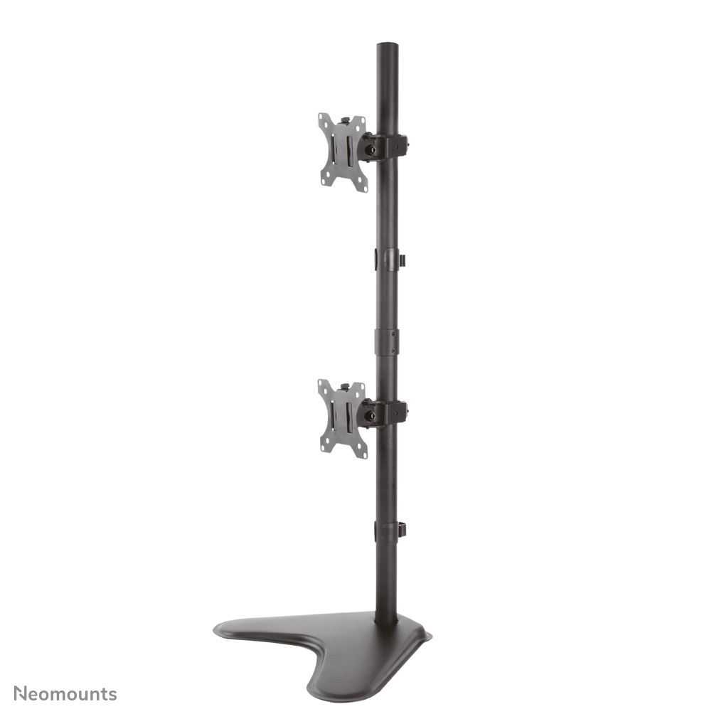 Neomounts Supporto da scrivania per monitor doppio FPMA-D550DDVBLACK - Inclinabile e girevole, per due monitor fino a 32 pollici, capacità 6 kg