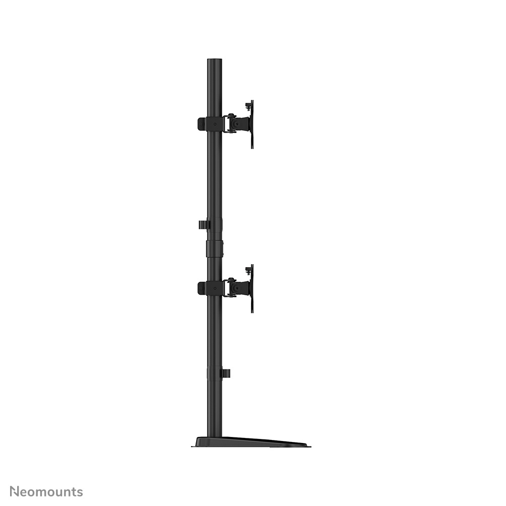 Neomounts Supporto da scrivania per monitor doppio FPMA-D550DDVBLACK - Inclinabile e girevole, per due monitor fino a 32 pollici, capacità 6 kg
