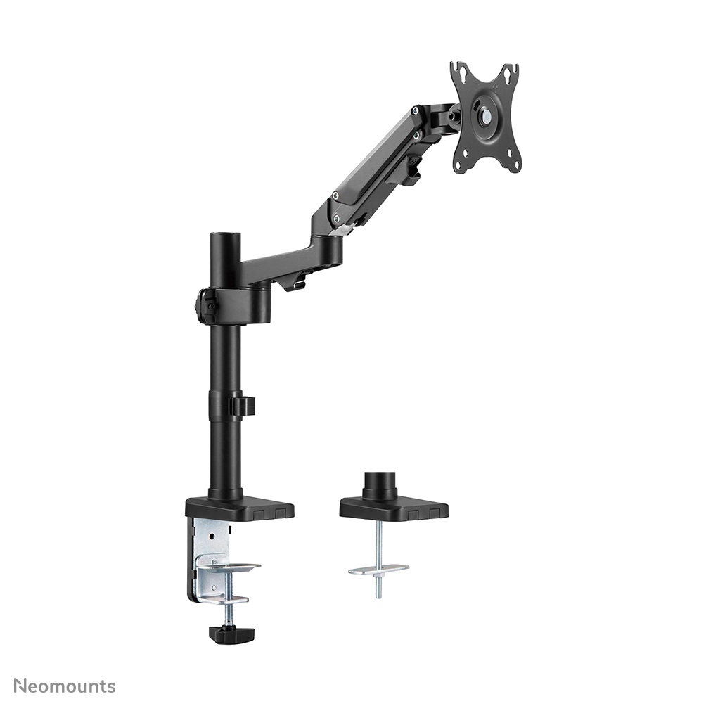 Neomounts by Newstar Supporto da Scrivania Full Motion DS70-750BL1 per Monitor fino a 27'' - Capacità 7 kg - Inclinazione 90°, Rotazione 360°, Oscillazione 180° - Nero