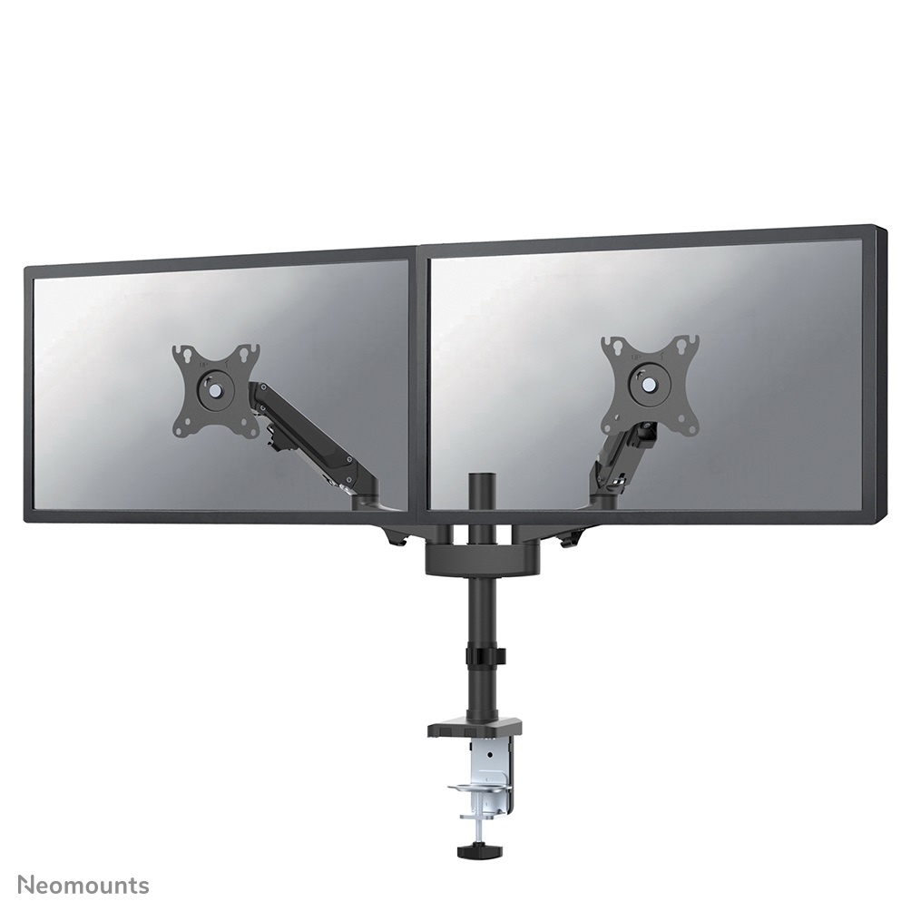 Neomounts DS70-750BL2 Supporto da Scrivania Full Motion per Monitor 17-27'' - Nero, fino a 7 kg