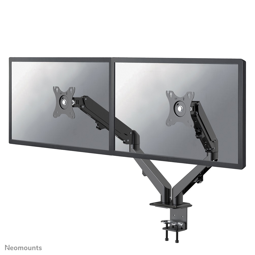 Neomounts by Newstar DS70-700BL2 Supporto da Scrivania Full Motion per 2 Monitor 17-27'' Nero