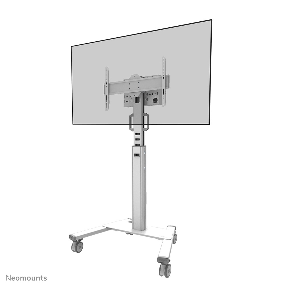 Neomounts FL50S-825WH1 Supporto TV da Pavimento Inclinabile e Regolabile in Altezza fino a 70 kg per Schermi da 37