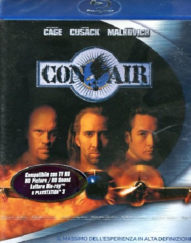 Walt Disney Pictures Con Air (Blu-ray) - Film d'Azione con Steve Buscemi, Nicolas Cage, Rachel Ticotin e John Malkovich
