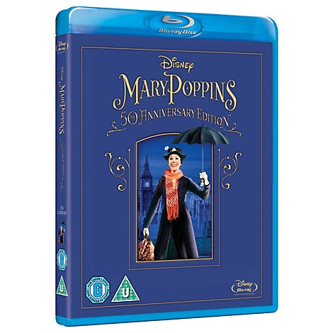 Walt Disney Mary Poppins - 50th Anniversary Edition (Blu-ray) con Glynis Johns, Ed Wynn, Arthur Treacher, Elsa Lanchester