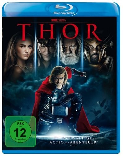 Walt Disney Thor - Blu-ray con Chris Hemsworth, Natalie Portman, Anthony Hopkins, Tom Hiddleston - Lingue: Tedesca, Inglese, Spagnolo, Francese, Italiano - Valutazione: PG-13