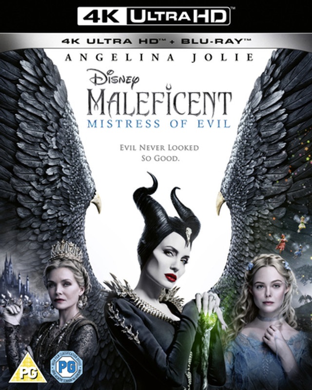Walt Disney Studios Maleficent: Mistress of Evil (2019) 4K UHD Blu-ray - Sam Riley, Juno Temple, Ed Skrein