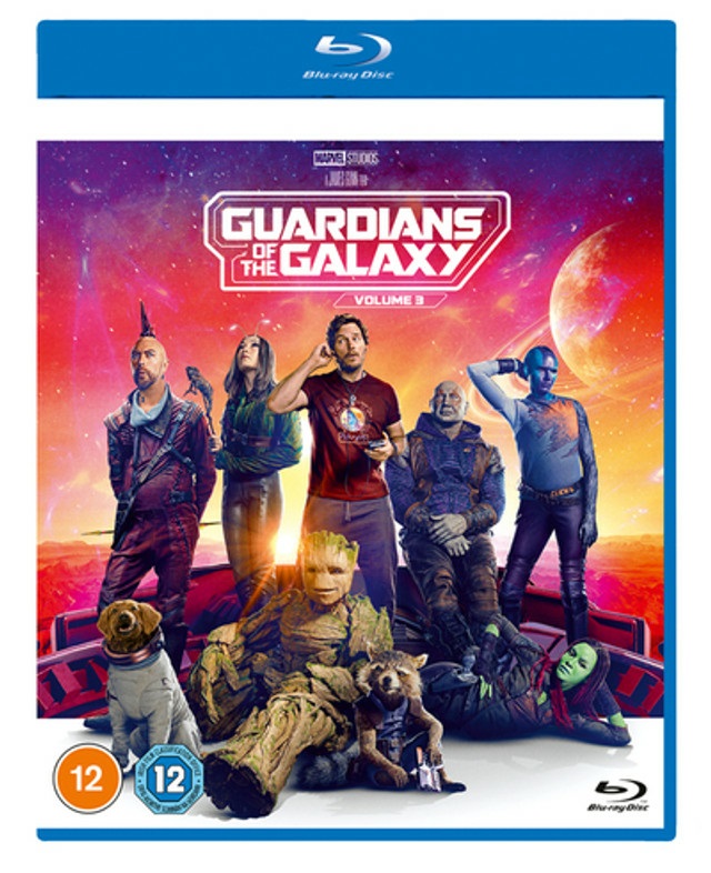 Marvel Films Guardians of the Galaxy: Vol. 3 (2023) Blu-ray - Sylvester Stallone, Will Poulter, Region A & B & C, PG-13