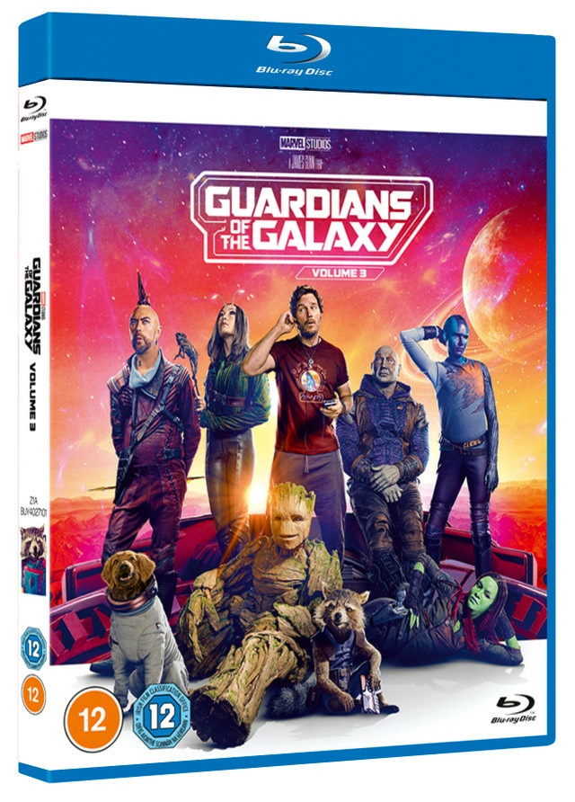 Marvel Films Guardians of the Galaxy: Vol. 3 (2023) Blu-ray - Sylvester Stallone, Will Poulter, Region A & B & C, PG-13