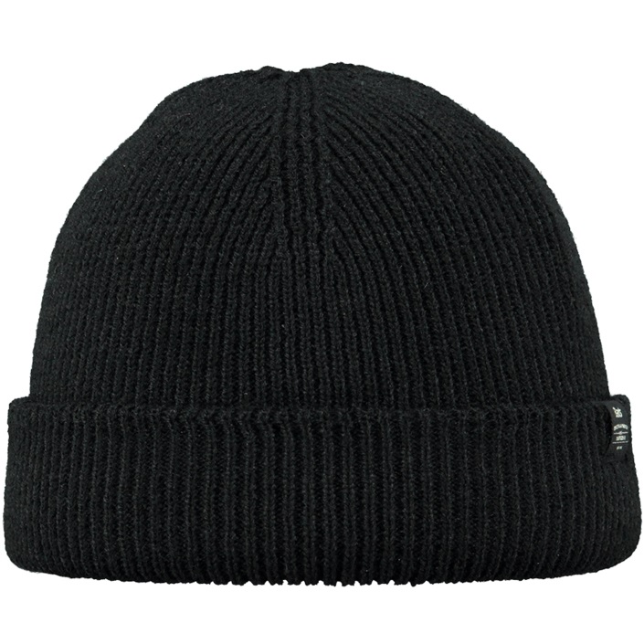 Barts Kinyeti Beanie Cappello Unisex in Acrilico - Taglia Unica, Nero/Azzurro Scuro