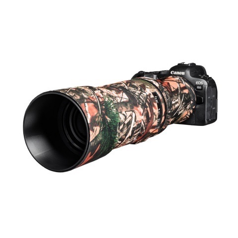 easyCover Lens Oak - Custodia per obiettivo Canon RF 600mm F11 IS STM - Protezione impermeabile in Neoprene con design Mimetico Forest