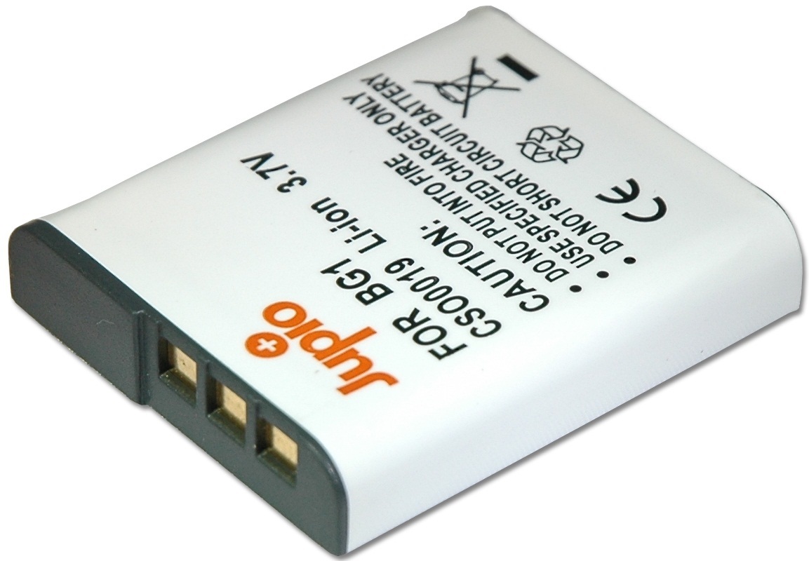 Jupio Batteria Ioni di Litio per Sony NP-FG1/NP-BG1, 960 mAh, Nero, con Infochip