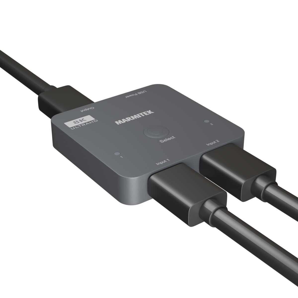 Marmitek Connect 720 - Switch HDMI 8K 60Hz - 4K 120Hz - HDMI 2.1 - 2 ingressi/1 uscita