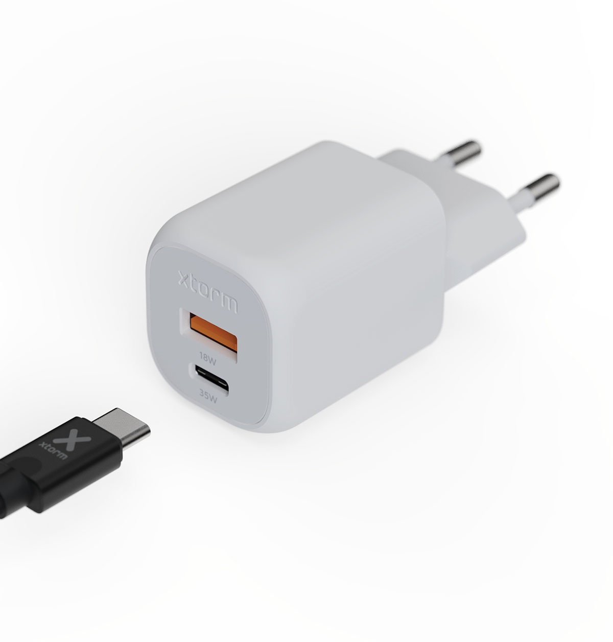 Xtorm Caricabatterie Rapido GaN2 Ultra 35W da Parete - Bianco
