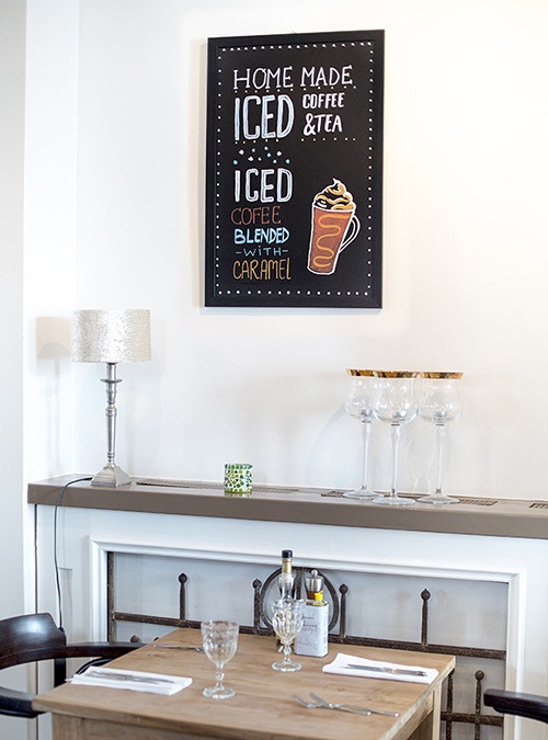 Securit Lavagna Woody 40x60 cm con Cornice in Legno Laccato Nero e Pennarello a Gesso Liquido Incluso