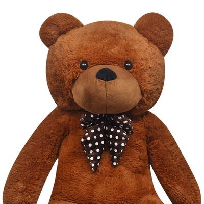 vidaXL Orsacchiotto di Peluche XXL Marrone 160 cm - Morbido e Realistico