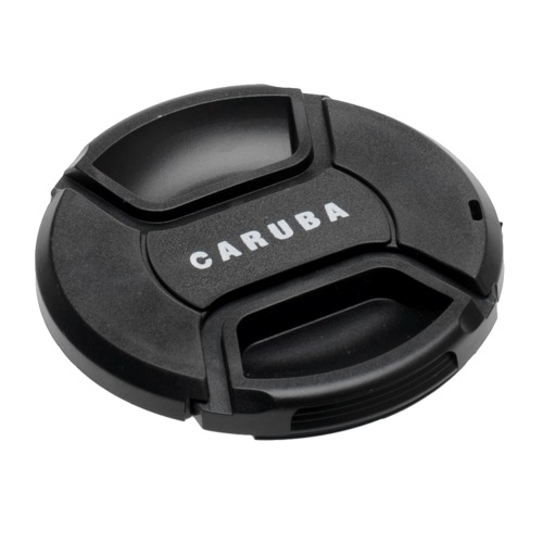 Caruba Clip Cap Tappo Obiettivo 46 mm Nero - Fissaggio Rapido e Protezione Universale per Fotocamere