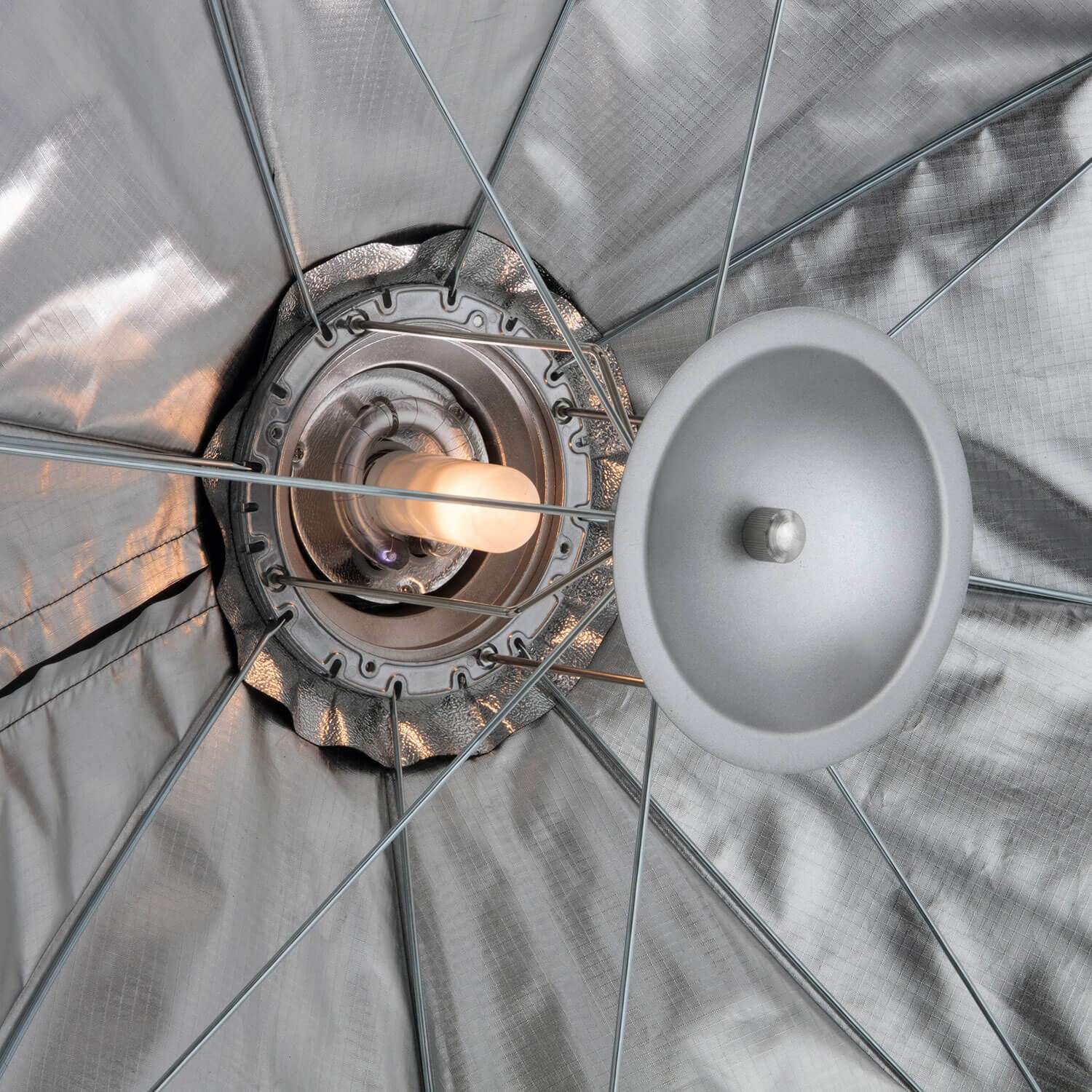 Caruba Softbox Ottagonale Quick Assembly 95 cm con Griglia - Illuminazione Morbida per Ritratti e Fotografia di Moda - Compatibile con Supporto Bowens