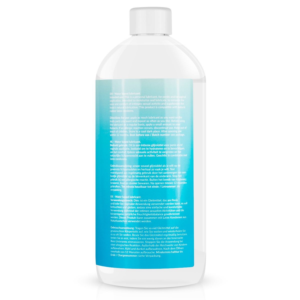 EasyGlide Lubrificante a Base d'Acqua 1000 ml - Alta Qualità Tedesca, Non Grasso e Facile da Rimuovere