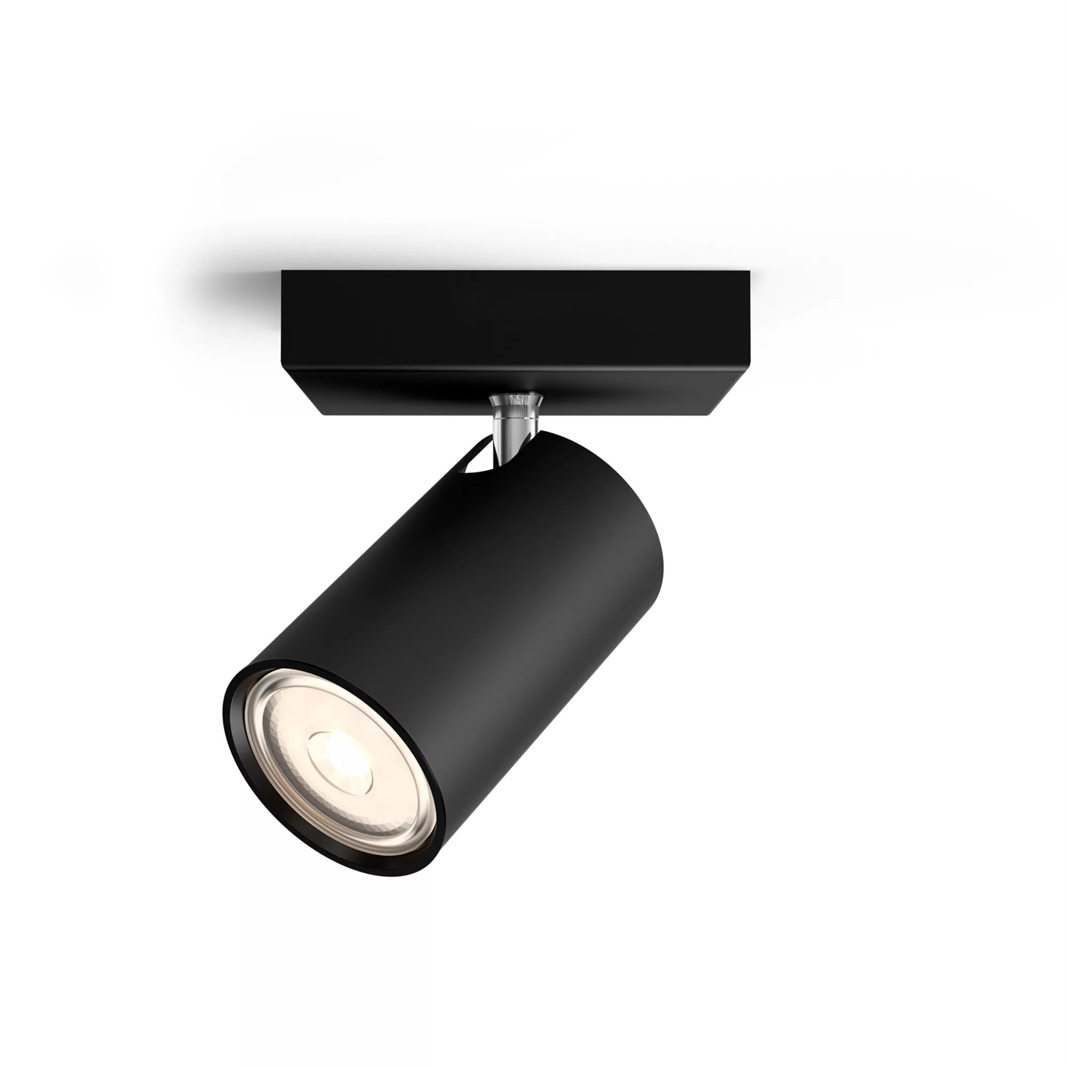 Philips Kosipo Faretto Singolo Nero in Metallo Orientabile Spot 5059130PN