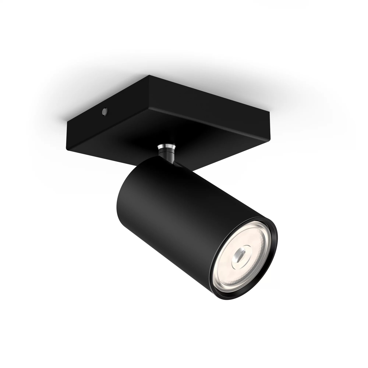 Philips Kosipo Faretto Singolo Nero in Metallo Orientabile Spot 5059130PN