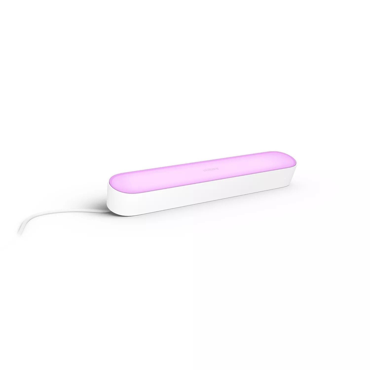 Philips Hue White and Color Ambiance Lampada da Tavolo LED Smart Play con Unità Base e Alimentatore, Bianco