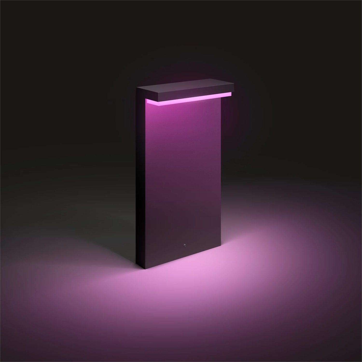 Philips Hue White and Color Ambiance Nyro Lampada da Terra LED Smart da Esterno, 16 Milioni di Colori, Nero, 1x13,5W, IP44