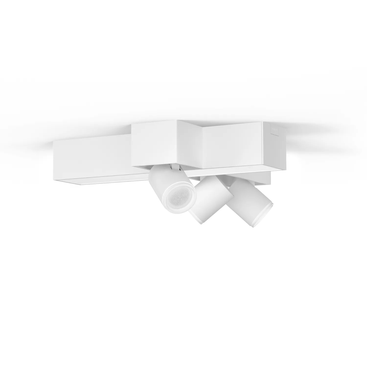 Philips Hue Centris Plafoniera Smart LED White and Color Ambiance con 4 Faretti Orientabili, Bluetooth, Bianca in Alluminio