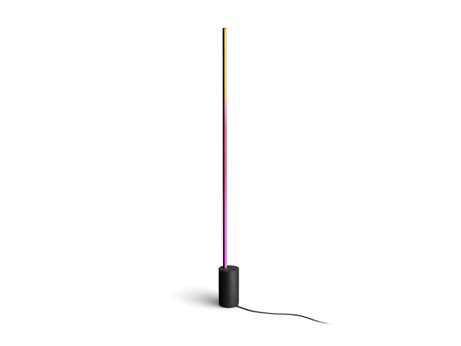 Philips Hue Signe Gradient Lampada da Terra LED Nera - 16 Milioni di Colori, 25000 Ore di Durata, Controllo Intelligente