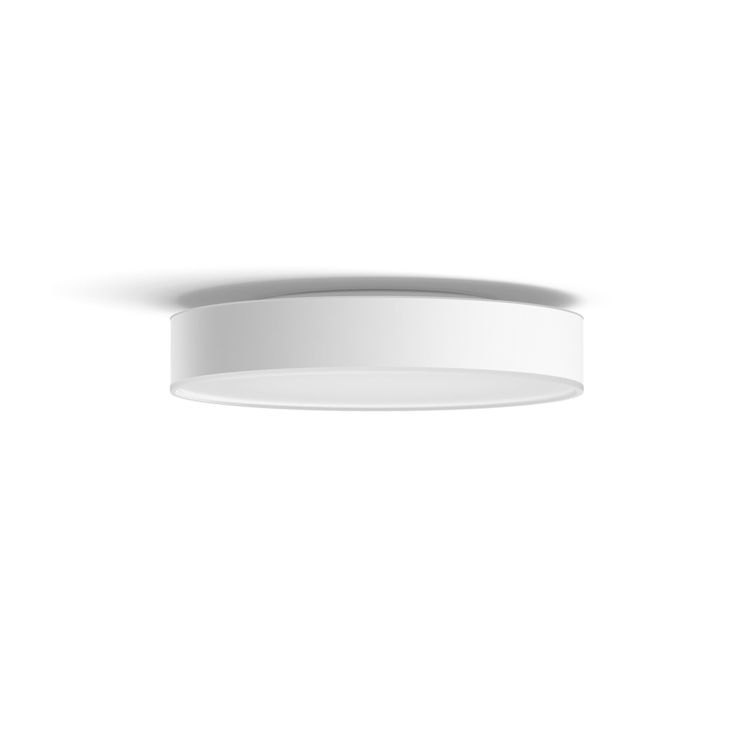 Philips Hue White Ambiance Devere Plafoniera Smart Media Bluetooth 19.2 W con Telecomando Dimmer Switch Inclusa - Bianca