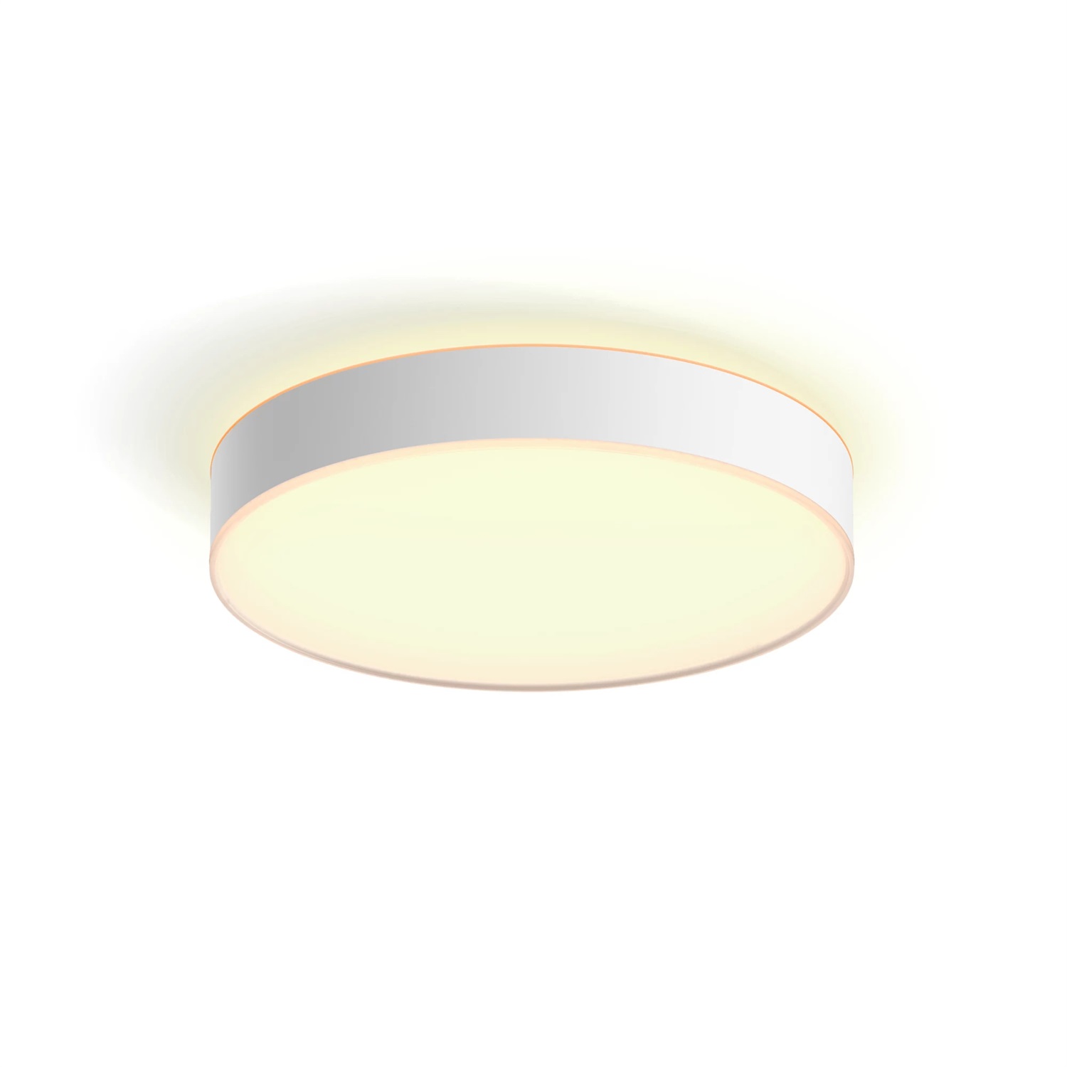 Philips Hue White Ambiance Devere Plafoniera Smart da Bagno Bianca L - Bluetooth, 33.5 W, Dimmerabile, 2200-6500 K