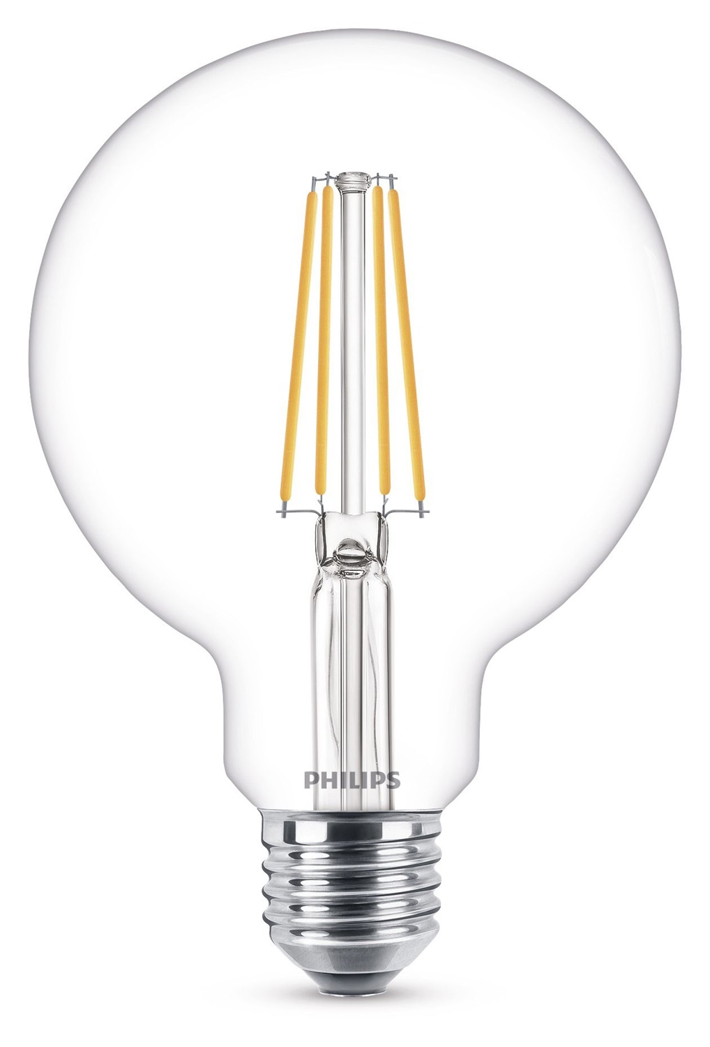 Philips Lampadina LED Globo a Filamento 7W E27 2700K Luce Bianca Calda 806 Lumen