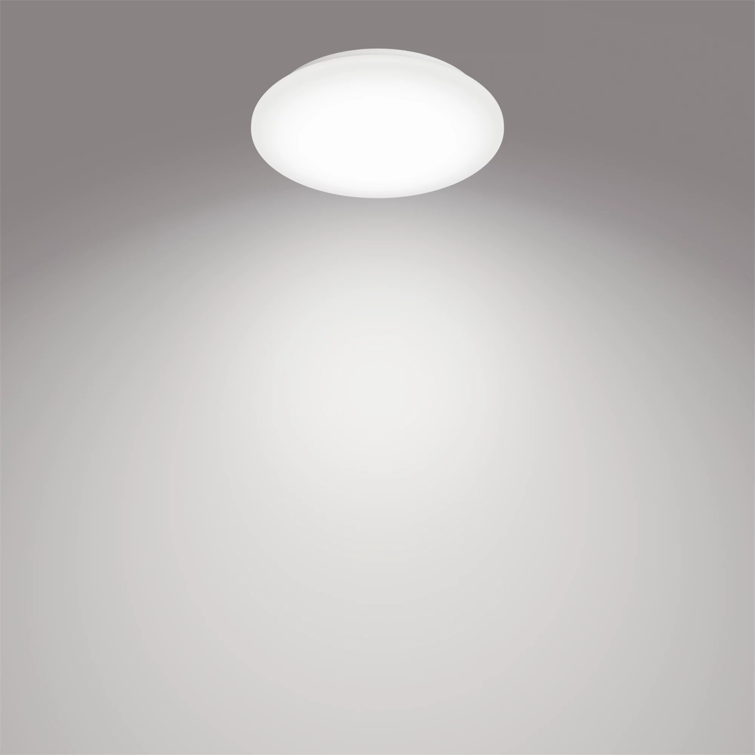 Philips Plafoniera Moire 10 W Bianco 25 cm Luce Fredda 4000 K in Metallo/Plastica