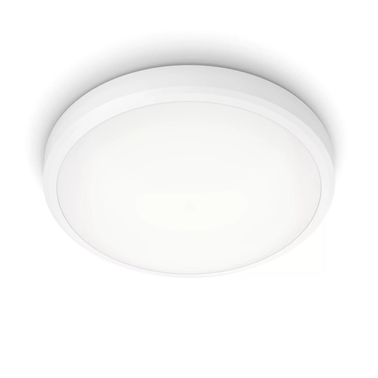 Philips Lighting Lampada da Soffitto LED Doris - 17W, 4000K, Non Dimmerabile, Bianco, Resistente all'Umidità