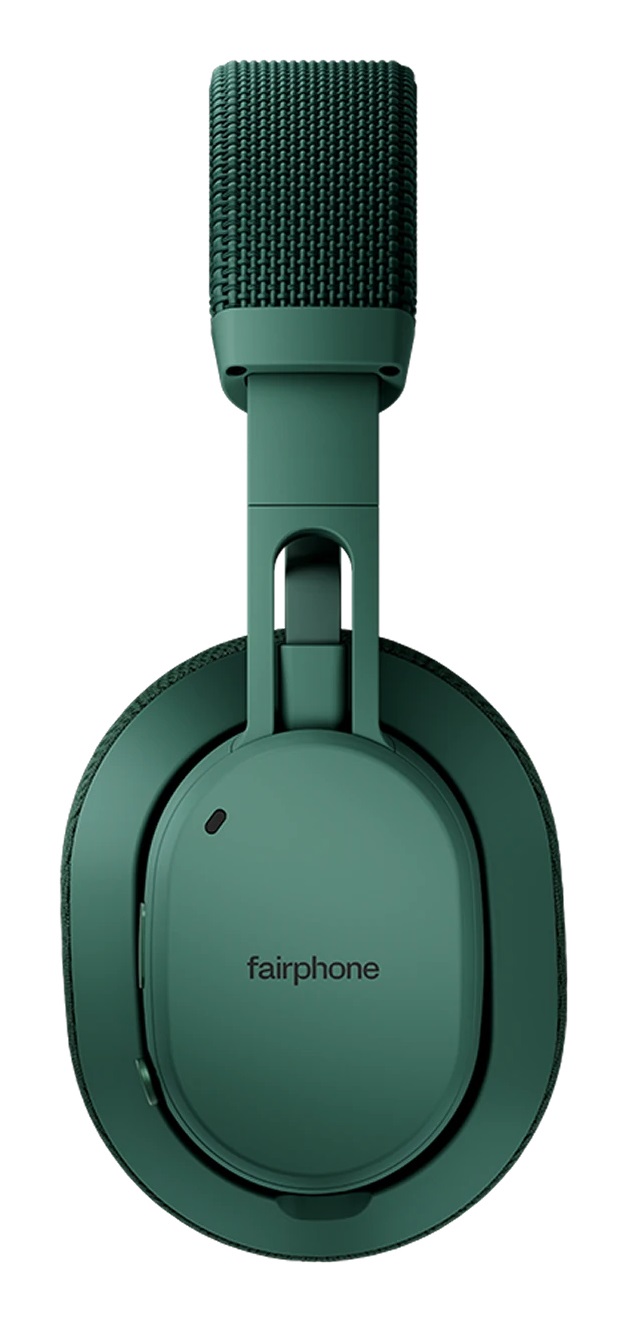 Fairphone Fairbuds XL 2025 - Cuffie wireless Bluetooth con microfono, cancellazione attiva del rumore, 26.50 ore di autonomia, Verde Foresta