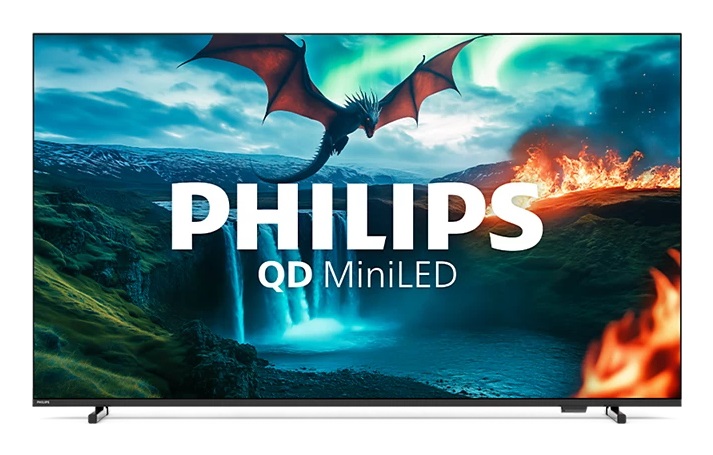 Philips 55MLED820 Mini LED 4K Smart TV 55'' con P5 Perfect Picture, Titan OS, Dolby Vision e Dolby Atmos